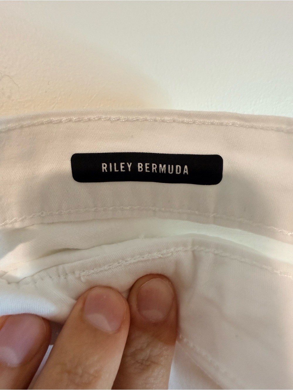 Bandolino Riley Bermuda Shorts White Size 14P Stretch Denim Petite - Picture 6 of 8